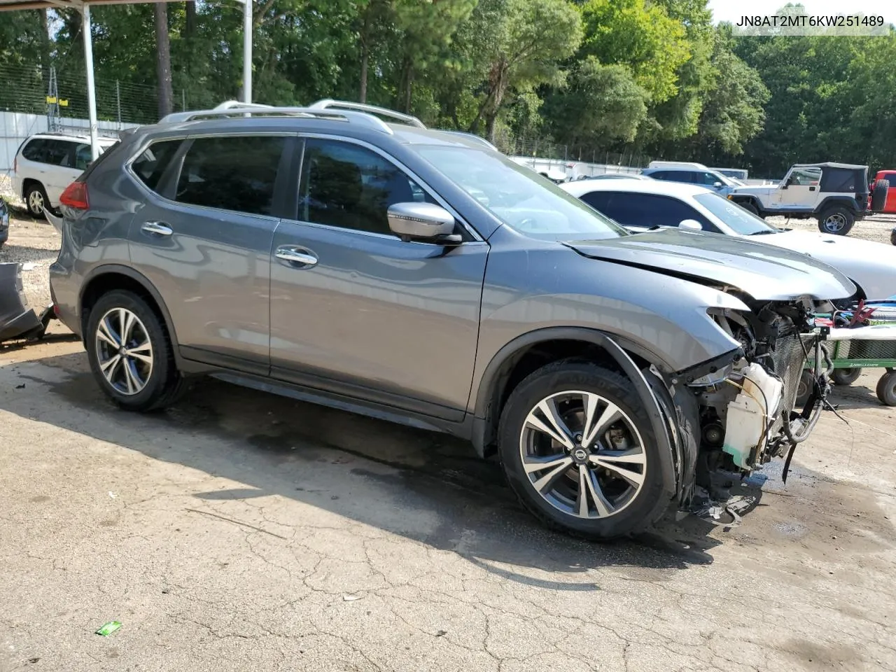 2019 Nissan Rogue S VIN: JN8AT2MT6KW251489 Lot: 67574524