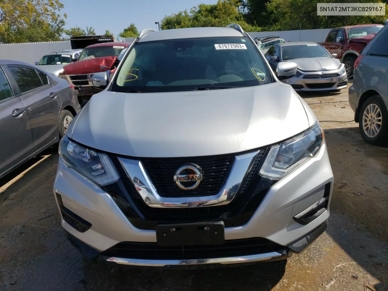 5N1AT2MT3KC829167 2019 Nissan Rogue S