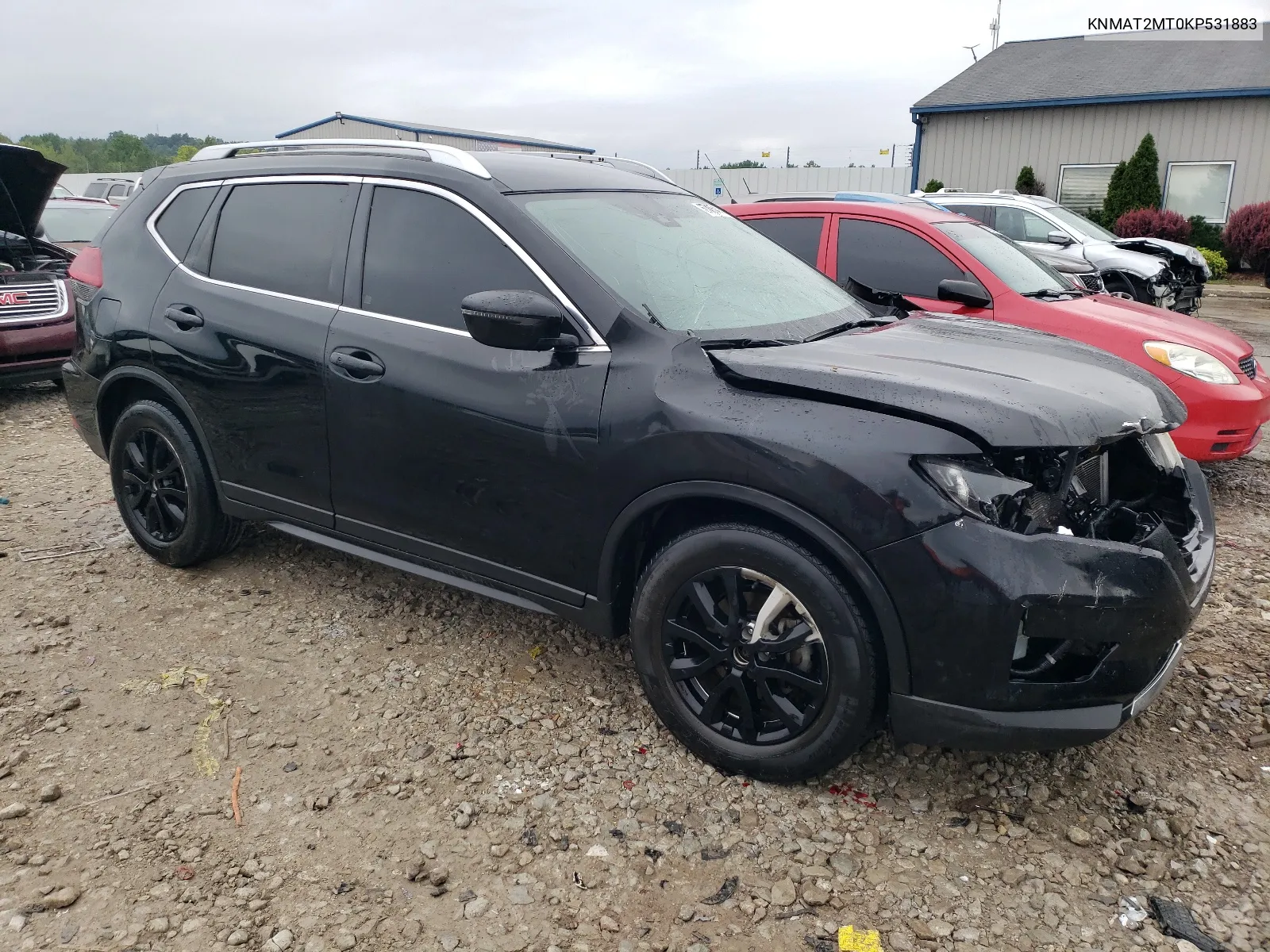 2019 Nissan Rogue S VIN: KNMAT2MT0KP531883 Lot: 67685414