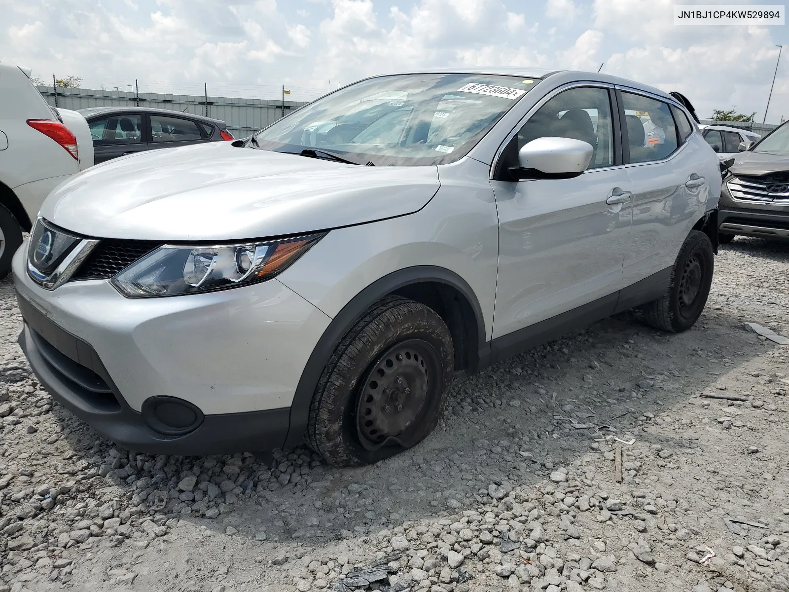 JN1BJ1CP4KW529894 2019 Nissan Rogue Sport S