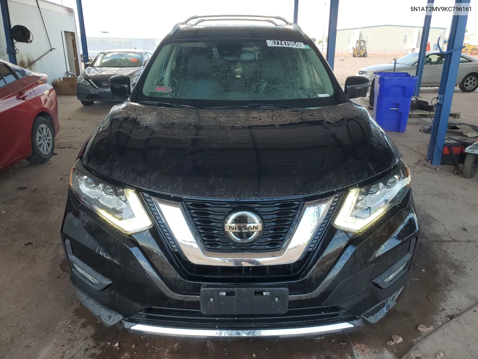 2019 Nissan Rogue S VIN: 5N1AT2MV9KC796161 Lot: 67747054