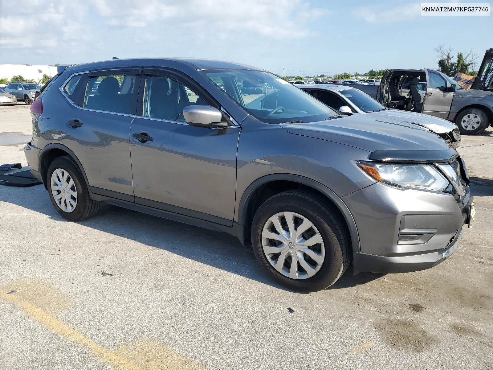 2019 Nissan Rogue S VIN: KNMAT2MV7KP537746 Lot: 67759354