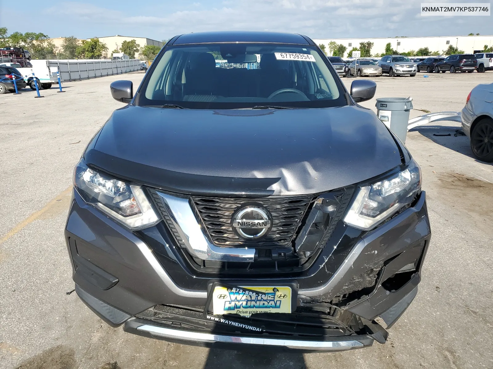 KNMAT2MV7KP537746 2019 Nissan Rogue S