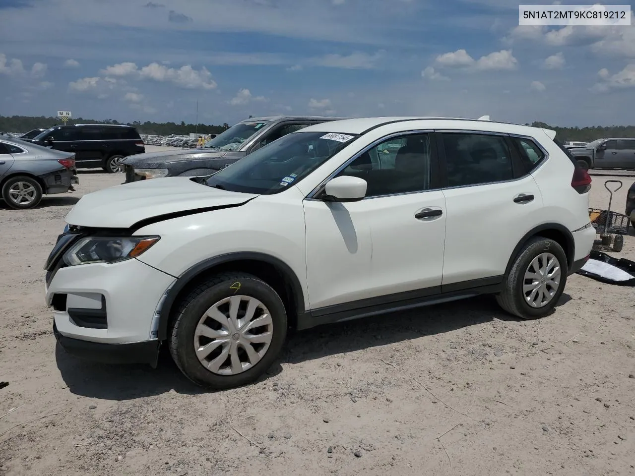 2019 Nissan Rogue S VIN: 5N1AT2MT9KC819212 Lot: 68087154