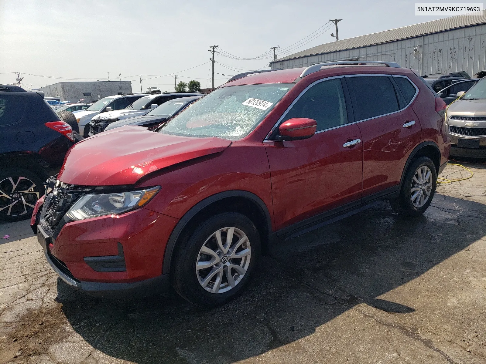 2019 Nissan Rogue S VIN: 5N1AT2MV9KC719693 Lot: 68120974