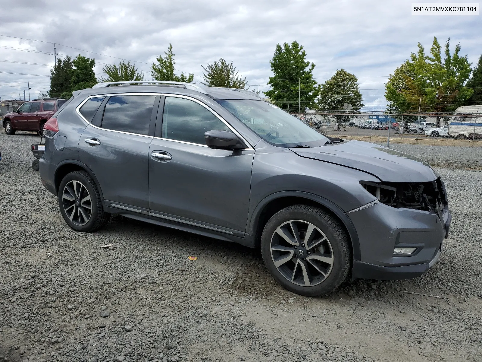 2019 Nissan Rogue S VIN: 5N1AT2MVXKC781104 Lot: 68129414