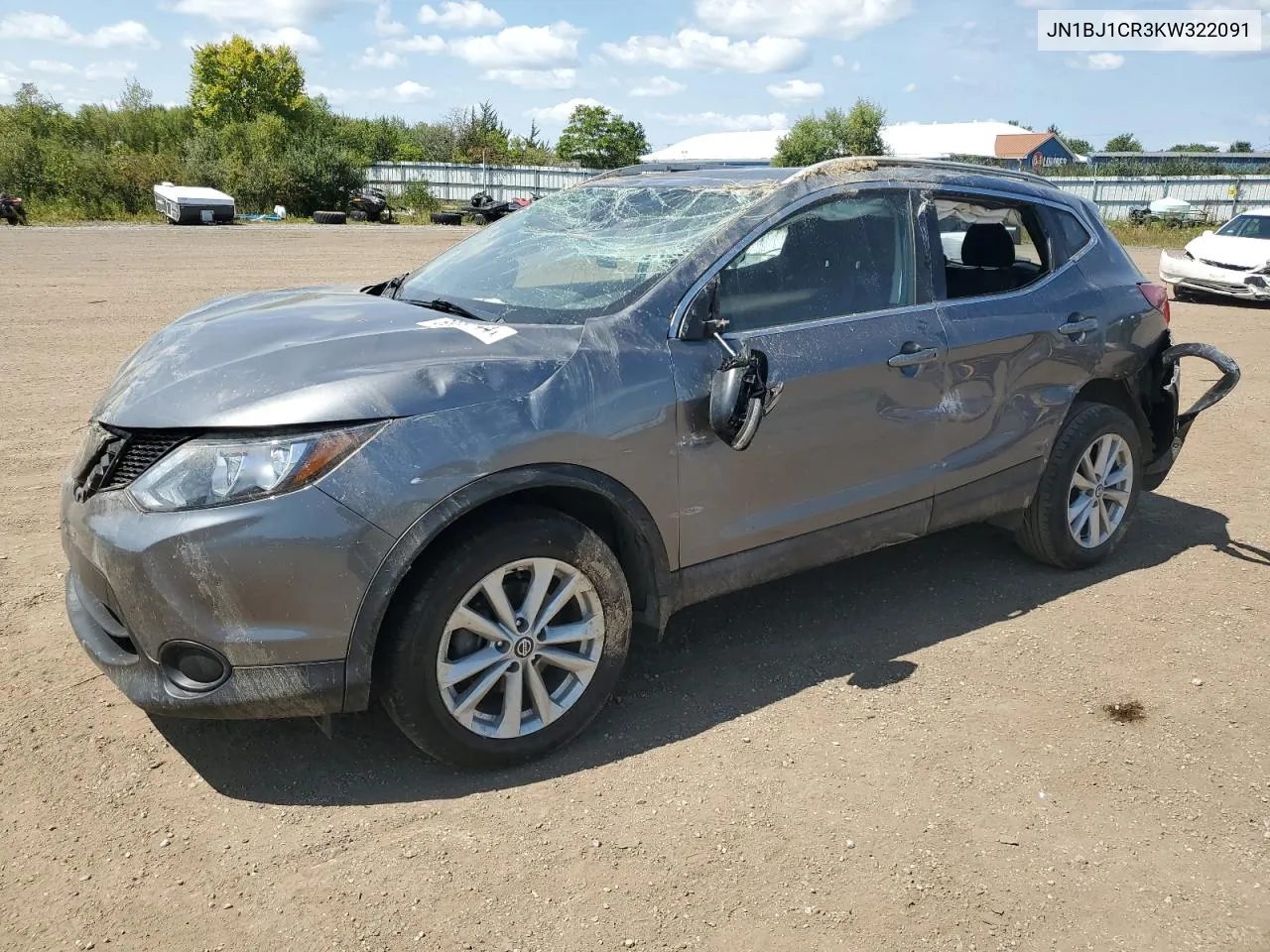 JN1BJ1CR3KW322091 2019 Nissan Rogue Sport S