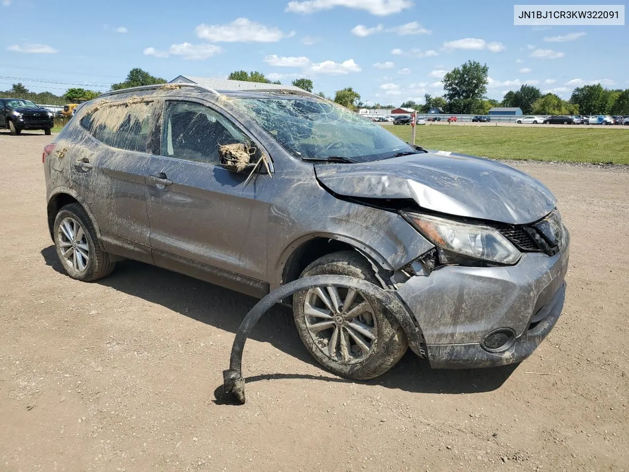 JN1BJ1CR3KW322091 2019 Nissan Rogue Sport S