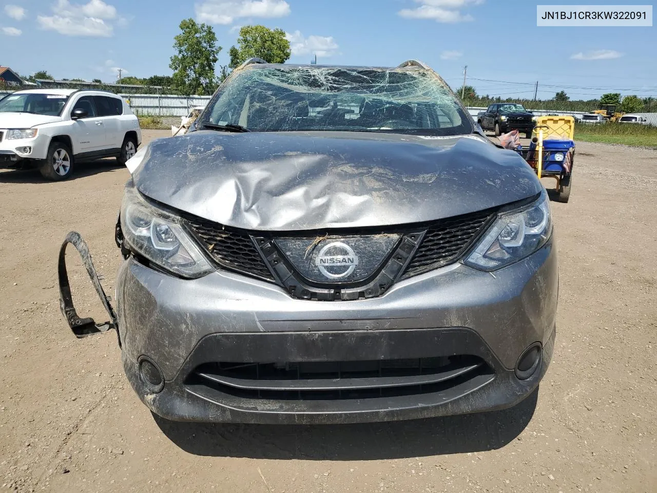 JN1BJ1CR3KW322091 2019 Nissan Rogue Sport S