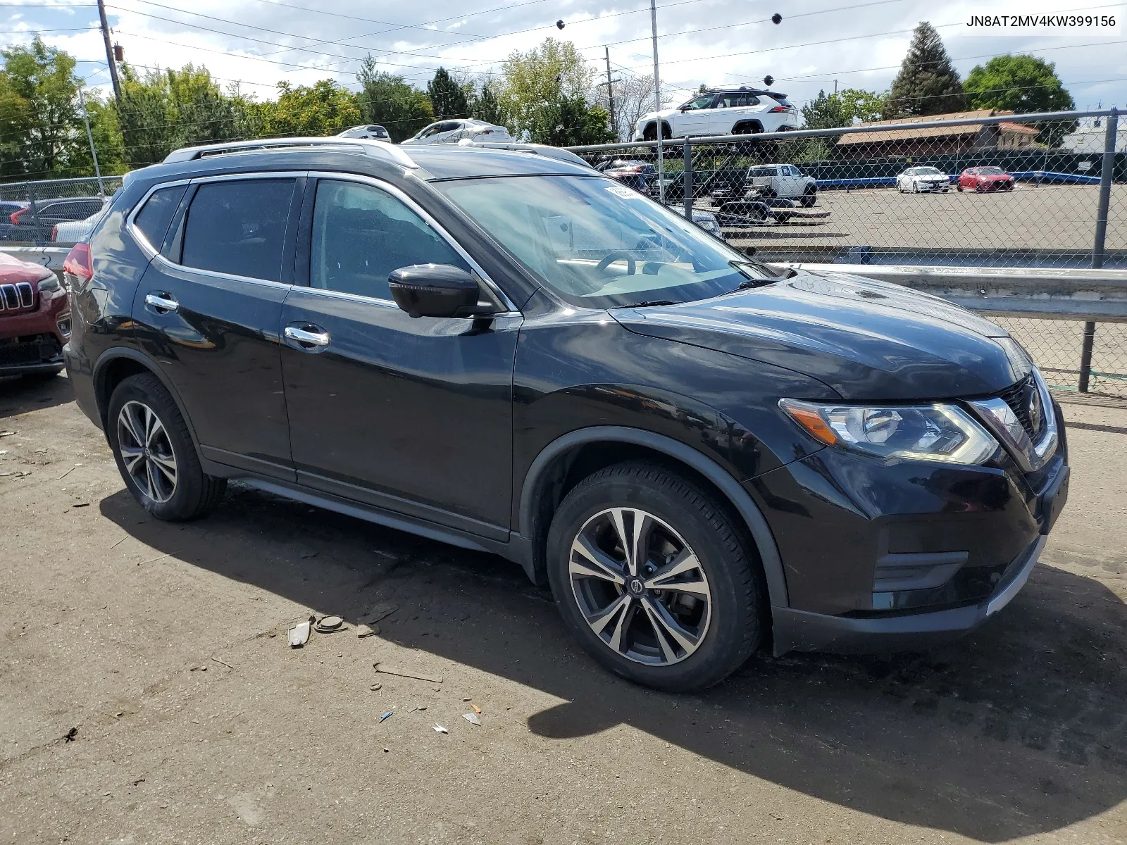 JN8AT2MV4KW399156 2019 Nissan Rogue S