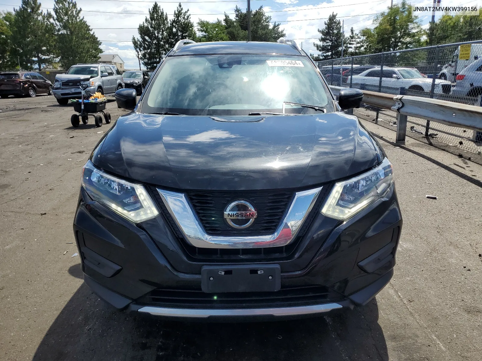 2019 Nissan Rogue S VIN: JN8AT2MV4KW399156 Lot: 68695464