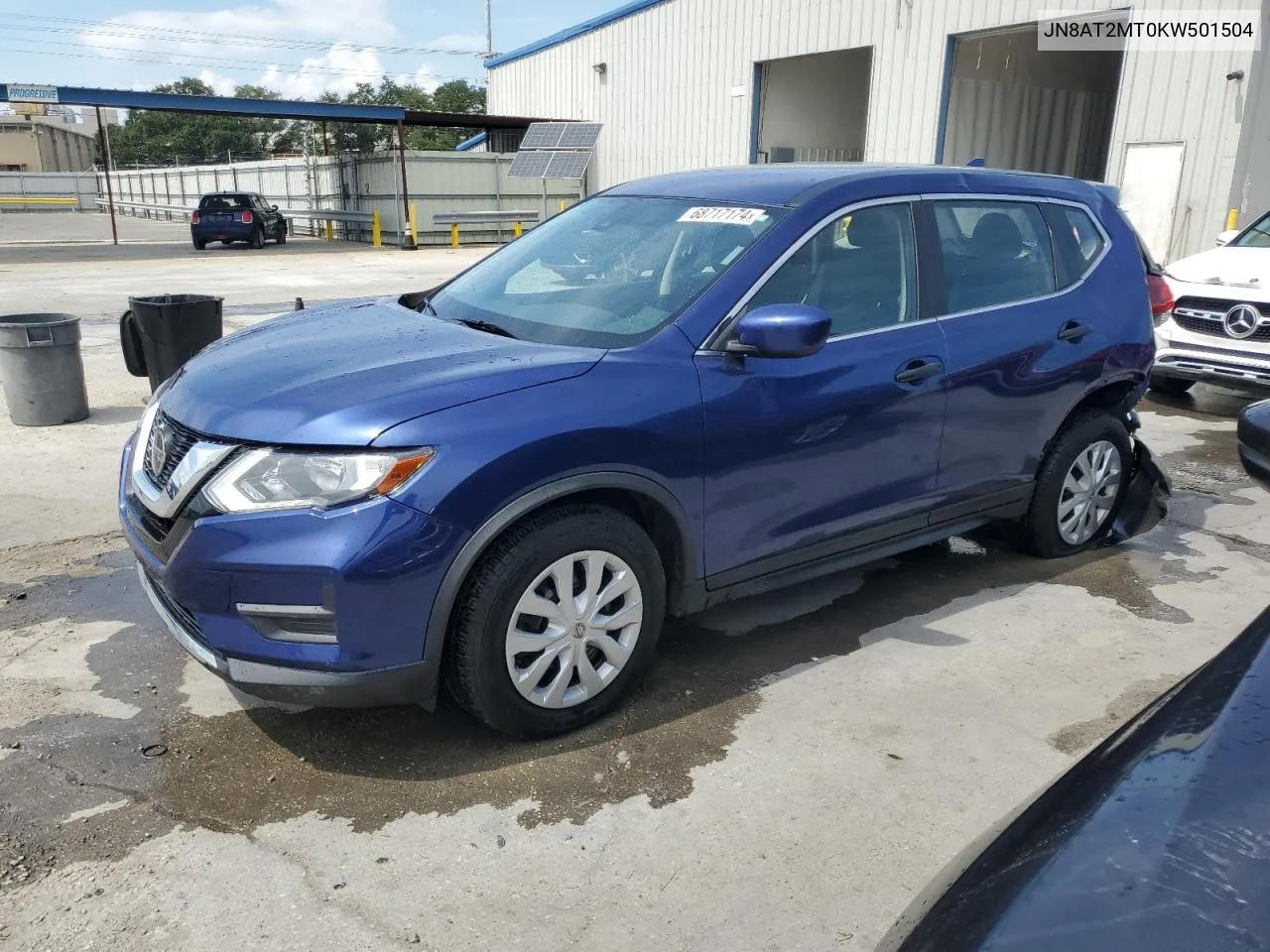 2019 Nissan Rogue S VIN: JN8AT2MT0KW501504 Lot: 68717174