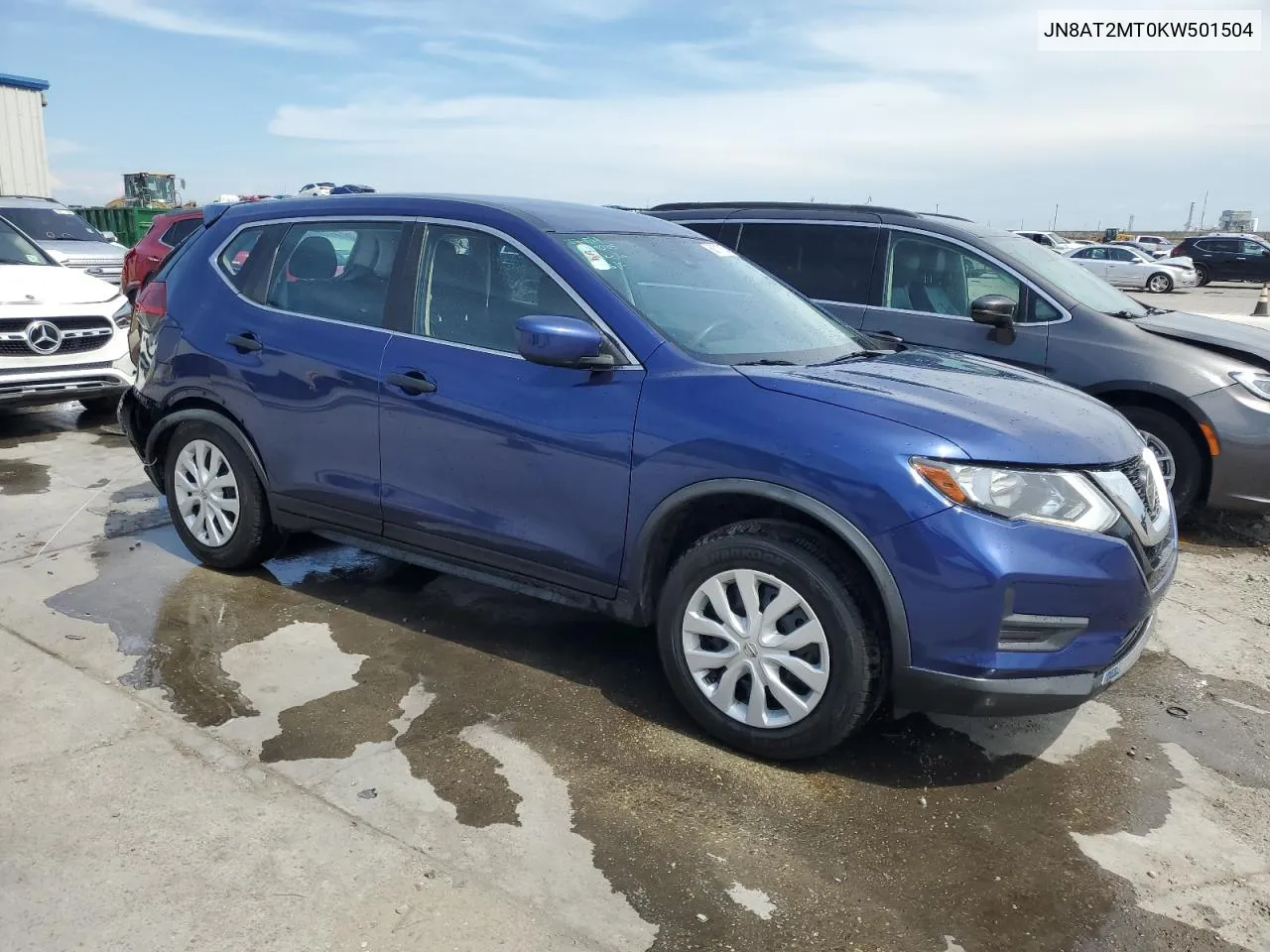 2019 Nissan Rogue S VIN: JN8AT2MT0KW501504 Lot: 68717174