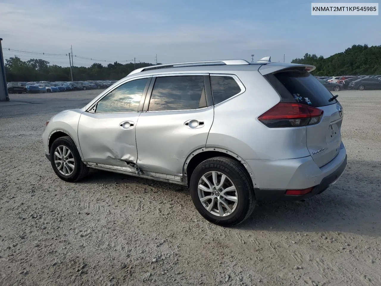 2019 Nissan Rogue S VIN: KNMAT2MT1KP545985 Lot: 68742164