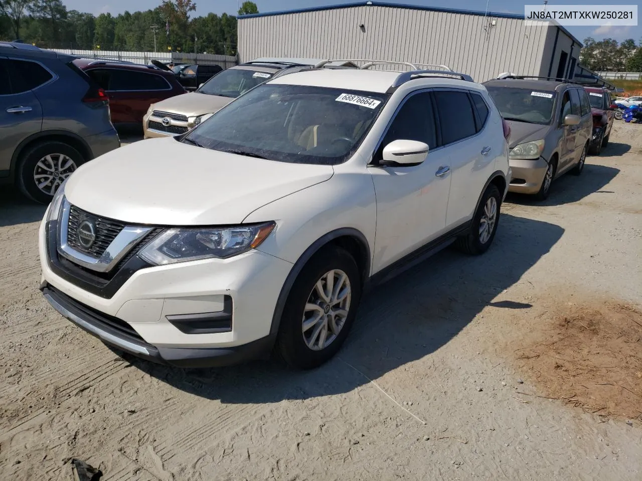 JN8AT2MTXKW250281 2019 Nissan Rogue S