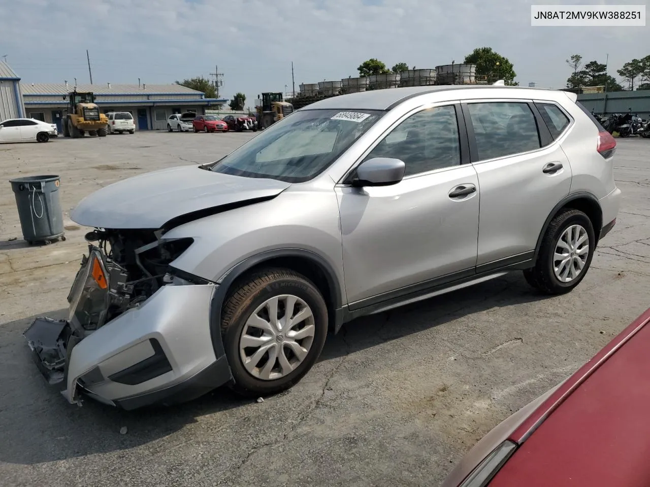 JN8AT2MV9KW388251 2019 Nissan Rogue S