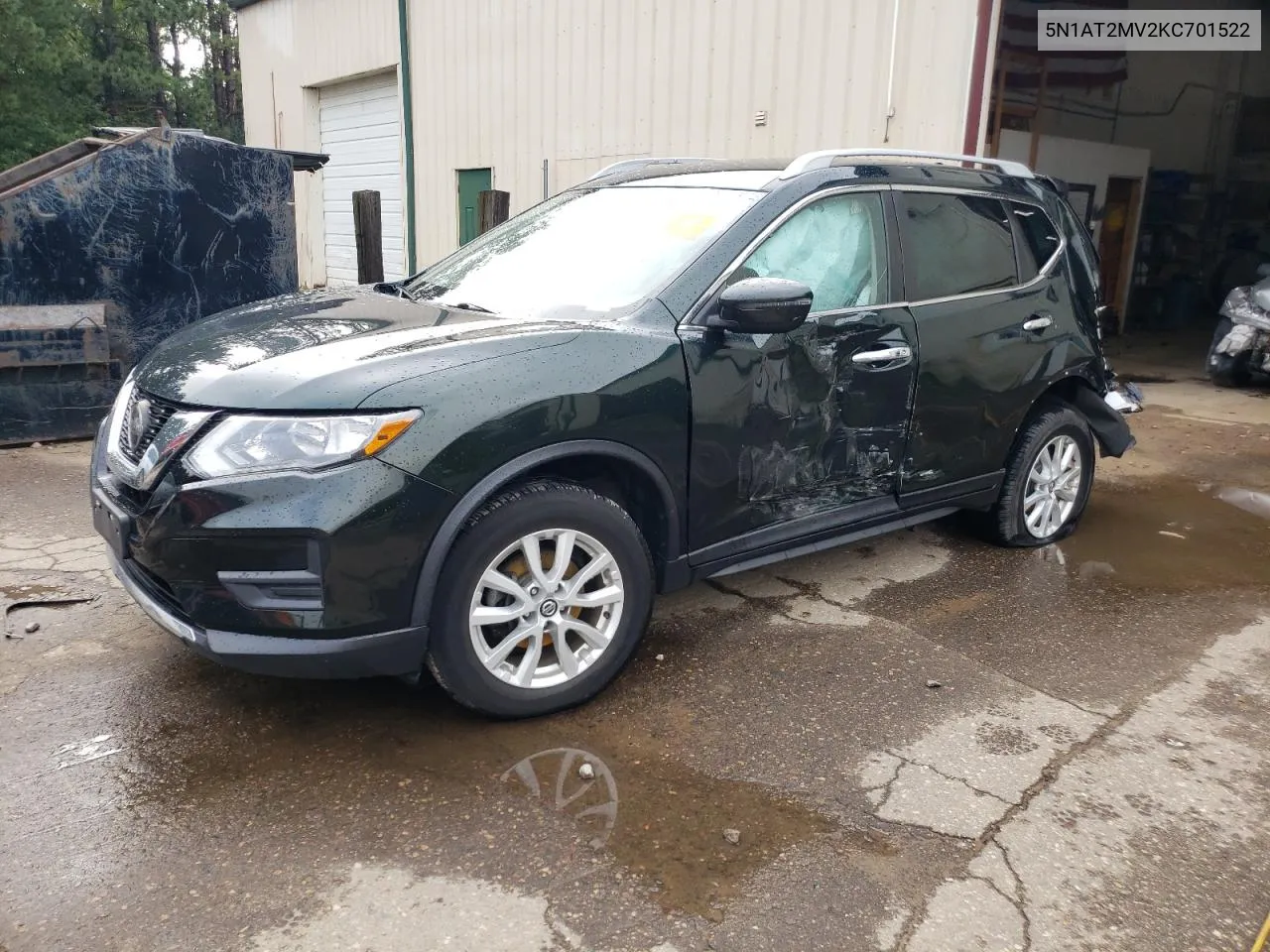 2019 Nissan Rogue S VIN: 5N1AT2MV2KC701522 Lot: 68952604