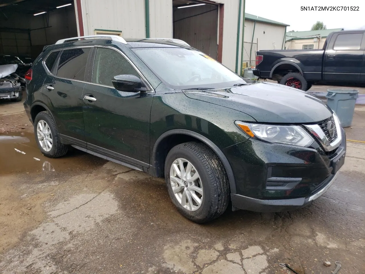 5N1AT2MV2KC701522 2019 Nissan Rogue S