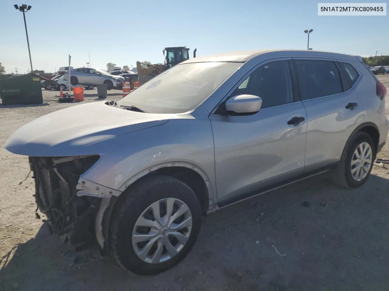 5N1AT2MT7KC809455 2019 Nissan Rogue S