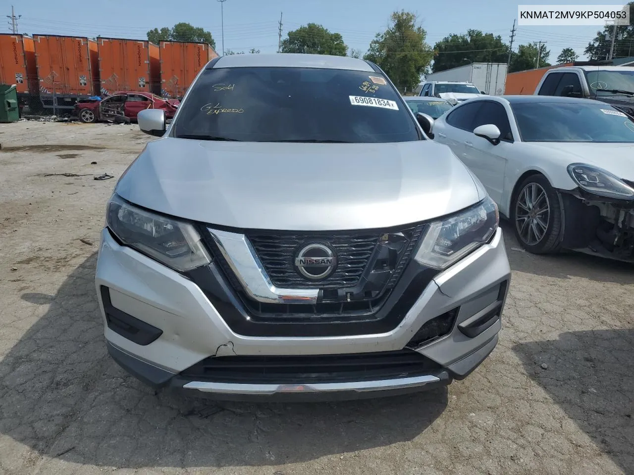 2019 Nissan Rogue S VIN: KNMAT2MV9KP504053 Lot: 69081834