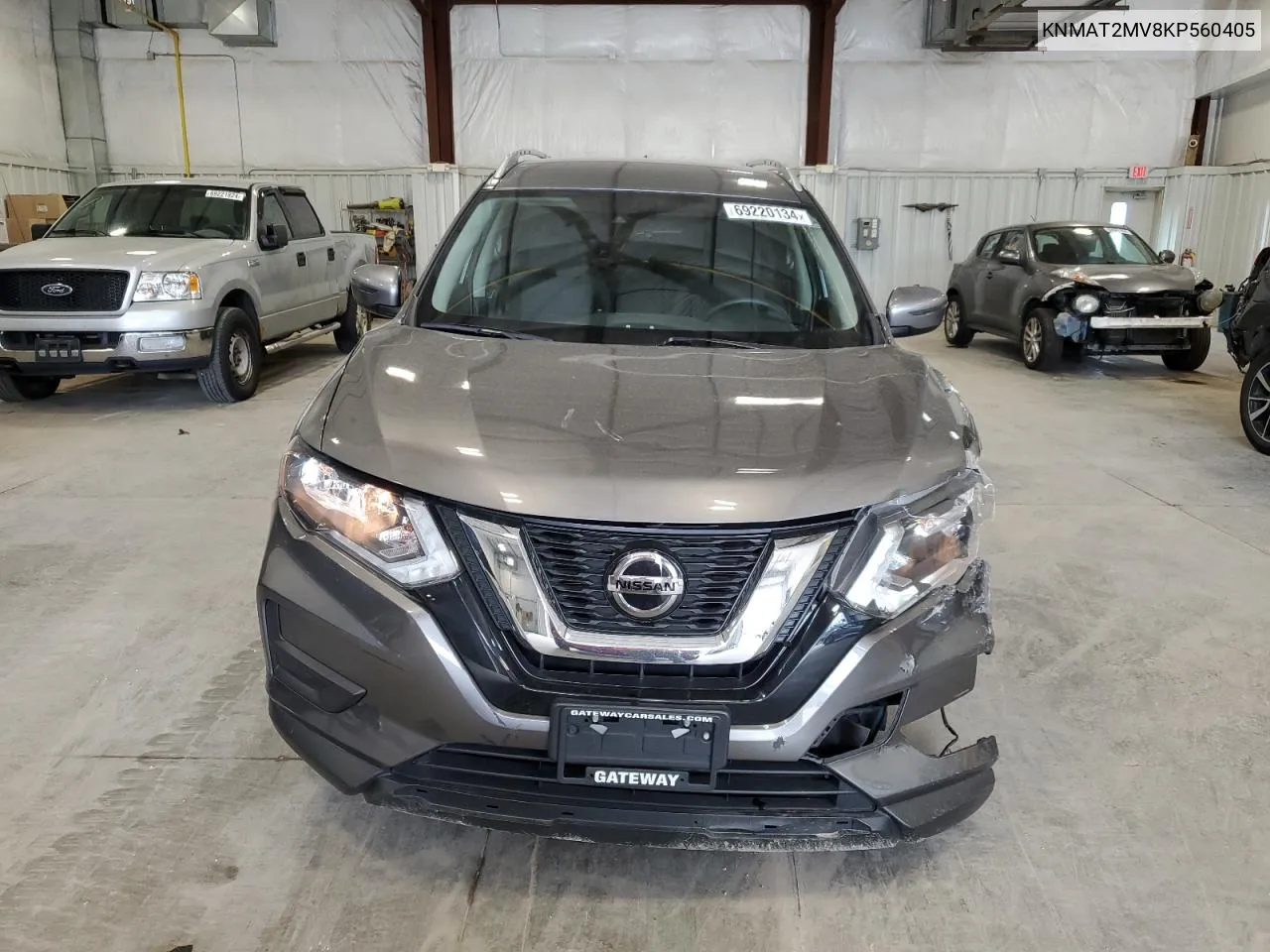 2019 Nissan Rogue S VIN: KNMAT2MV8KP560405 Lot: 69220134