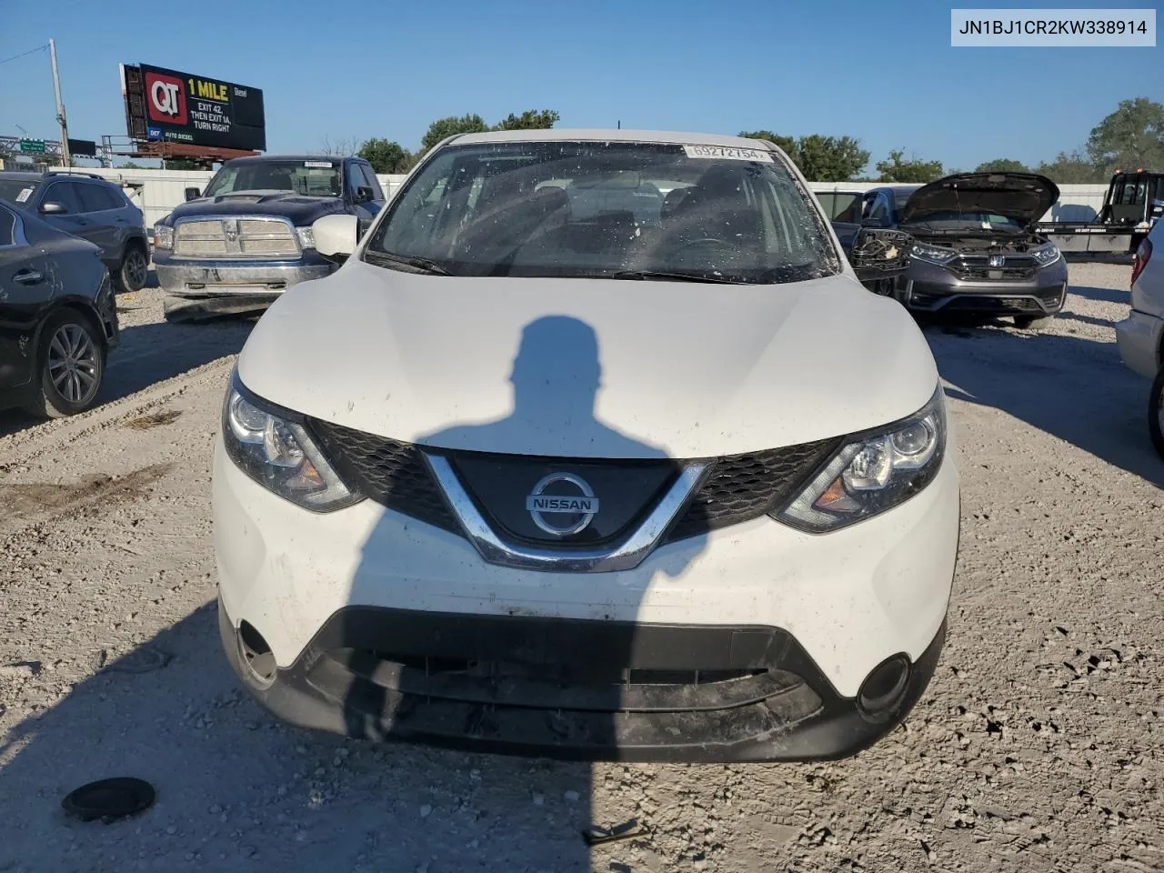 2019 Nissan Rogue Sport S VIN: JN1BJ1CR2KW338914 Lot: 69272754