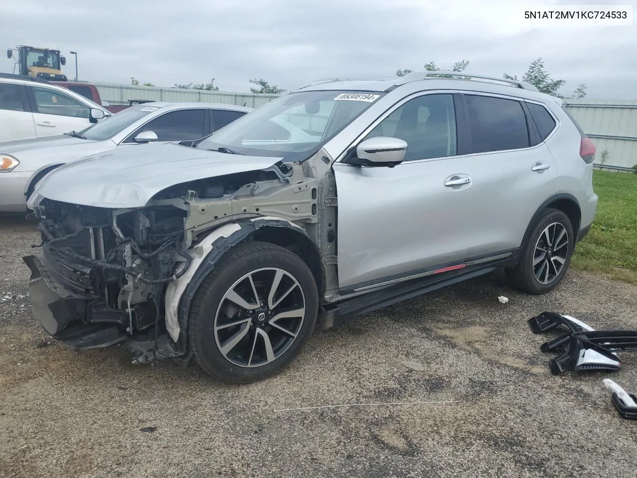 2019 Nissan Rogue S VIN: 5N1AT2MV1KC724533 Lot: 69308194