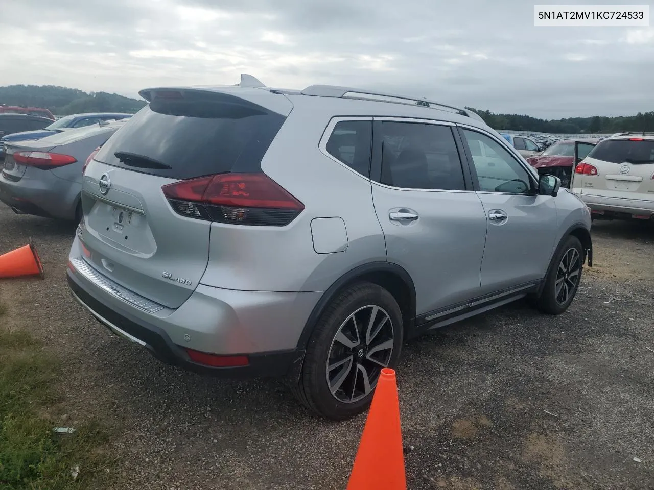 2019 Nissan Rogue S VIN: 5N1AT2MV1KC724533 Lot: 69308194