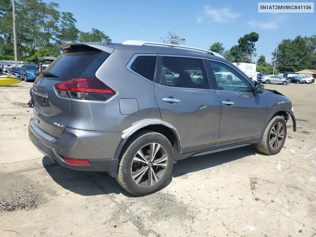 2019 Nissan Rogue S VIN: 5N1AT2MV8KC841106 Lot: 69363294