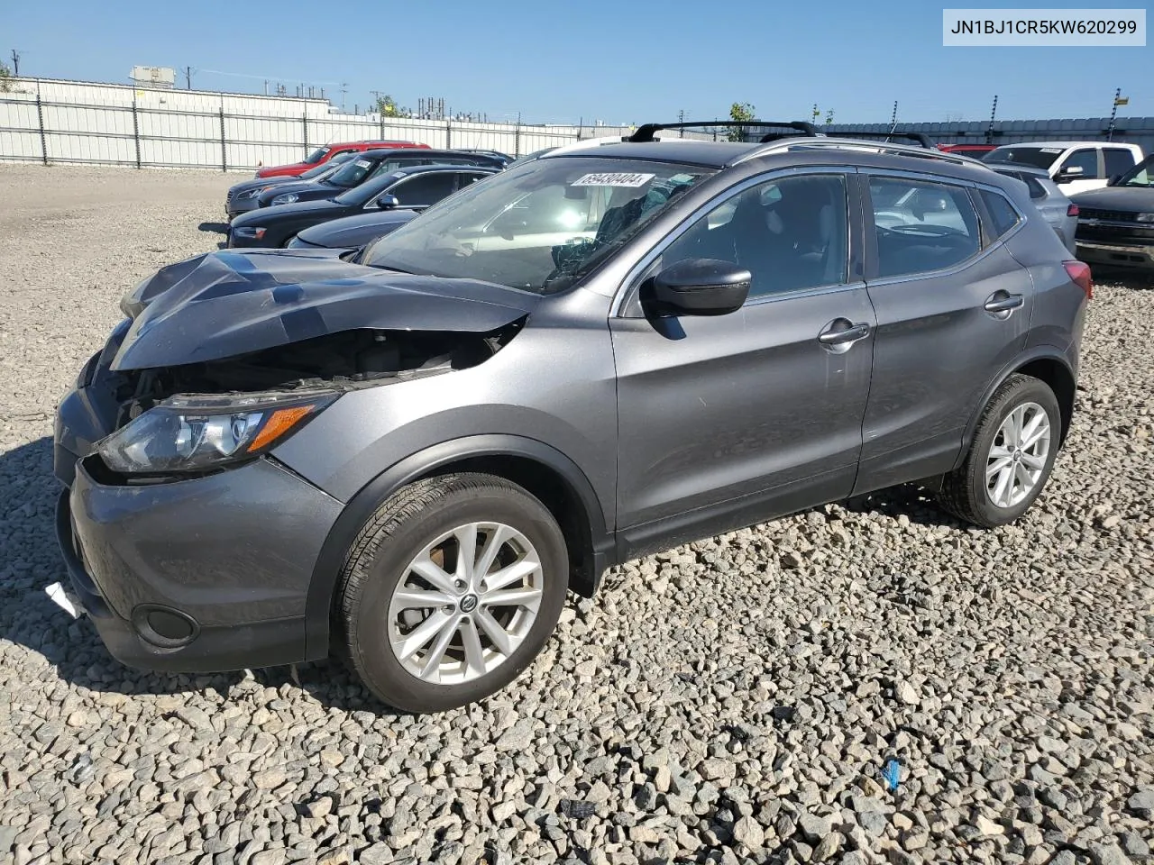 JN1BJ1CR5KW620299 2019 Nissan Rogue Sport S