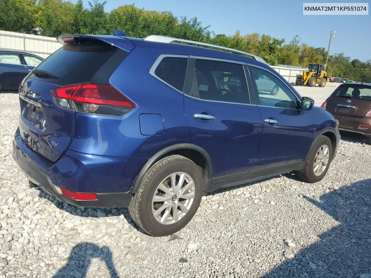 2019 Nissan Rogue S VIN: KNMAT2MT1KP551074 Lot: 69677684