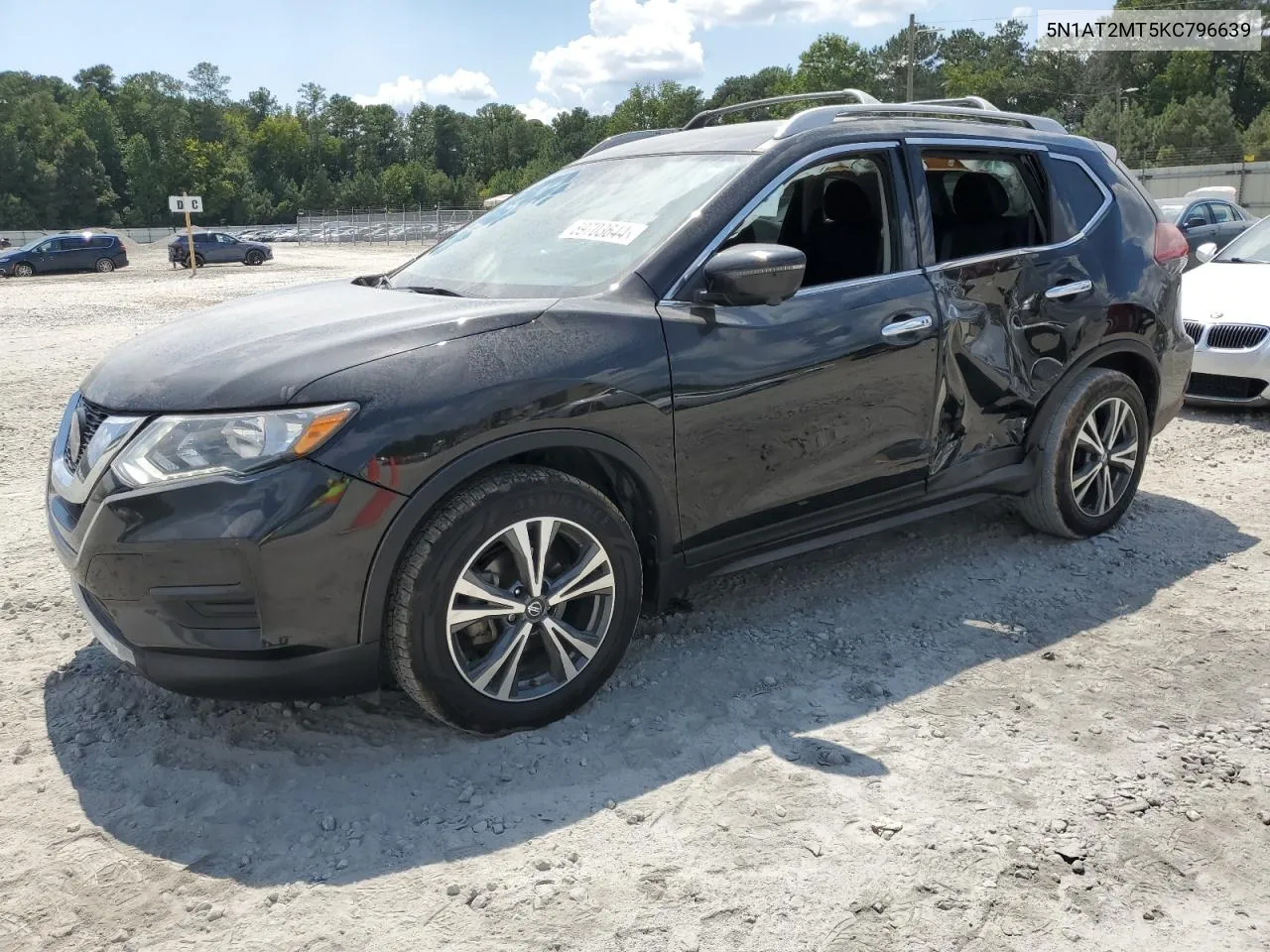 2019 Nissan Rogue S VIN: 5N1AT2MT5KC796639 Lot: 69703644