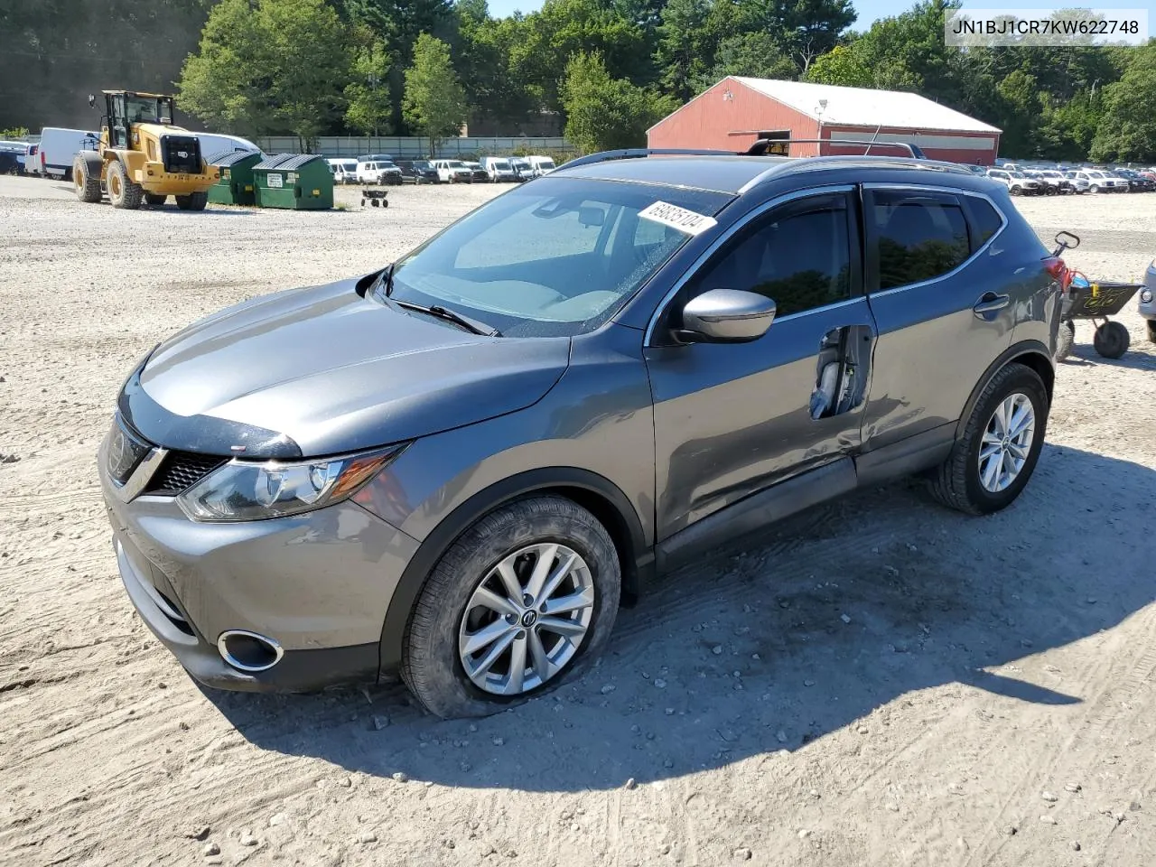 JN1BJ1CR7KW622748 2019 Nissan Rogue Sport S