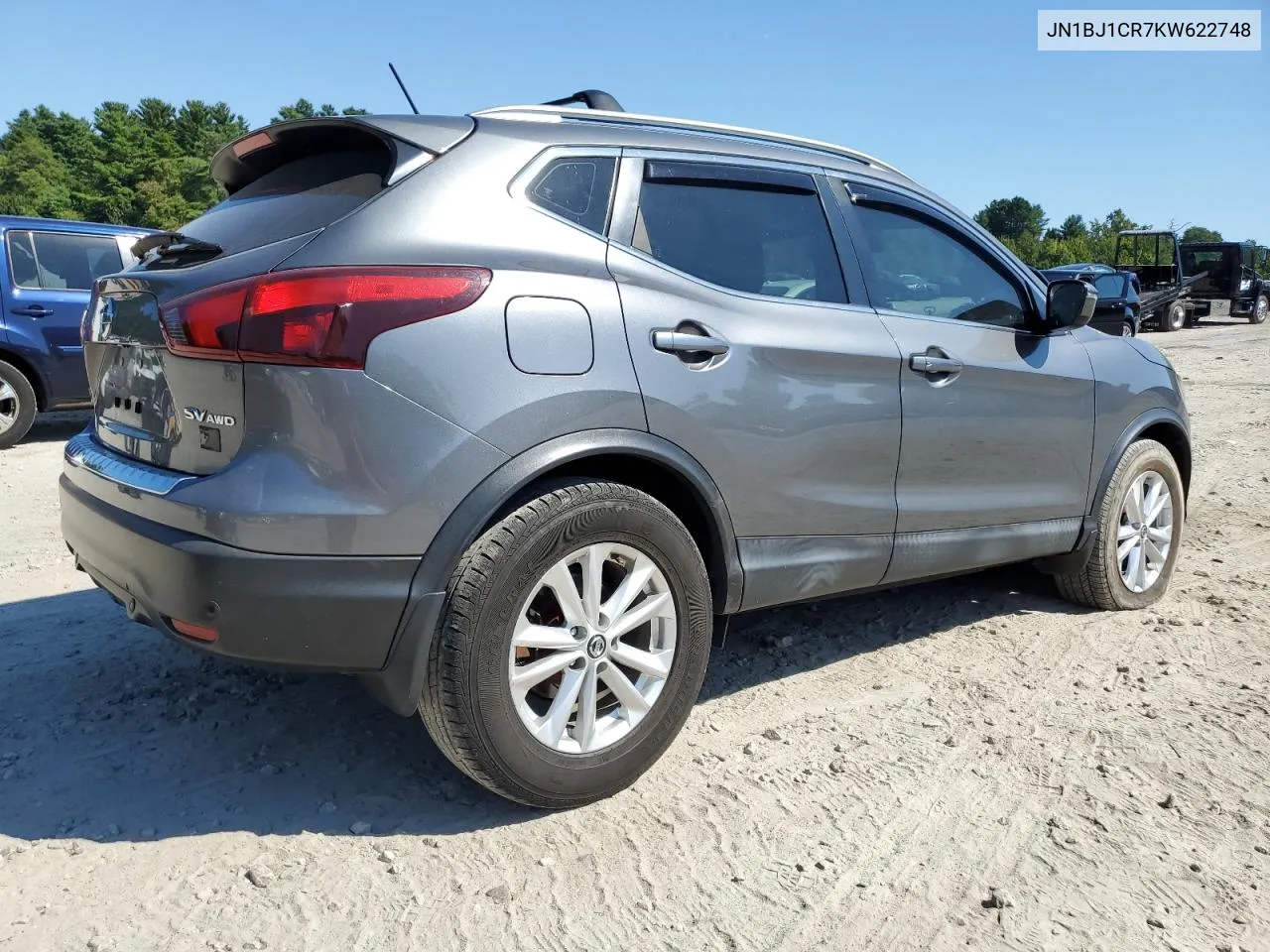 JN1BJ1CR7KW622748 2019 Nissan Rogue Sport S