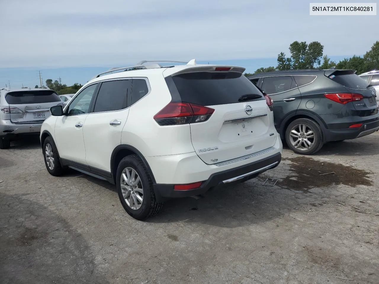 2019 Nissan Rogue S VIN: 5N1AT2MT1KC840281 Lot: 69879664