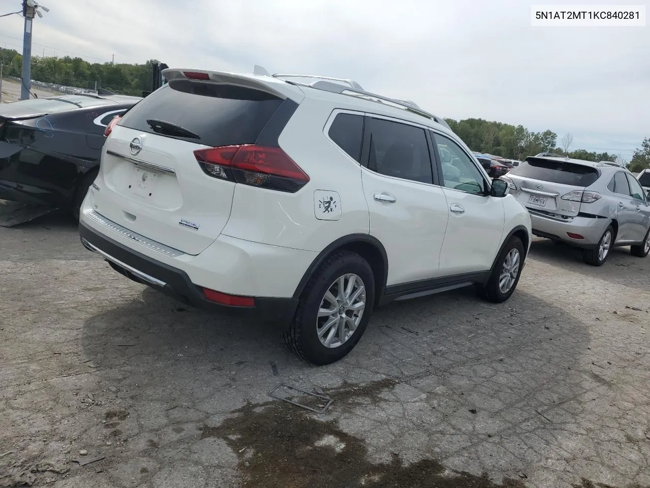 5N1AT2MT1KC840281 2019 Nissan Rogue S