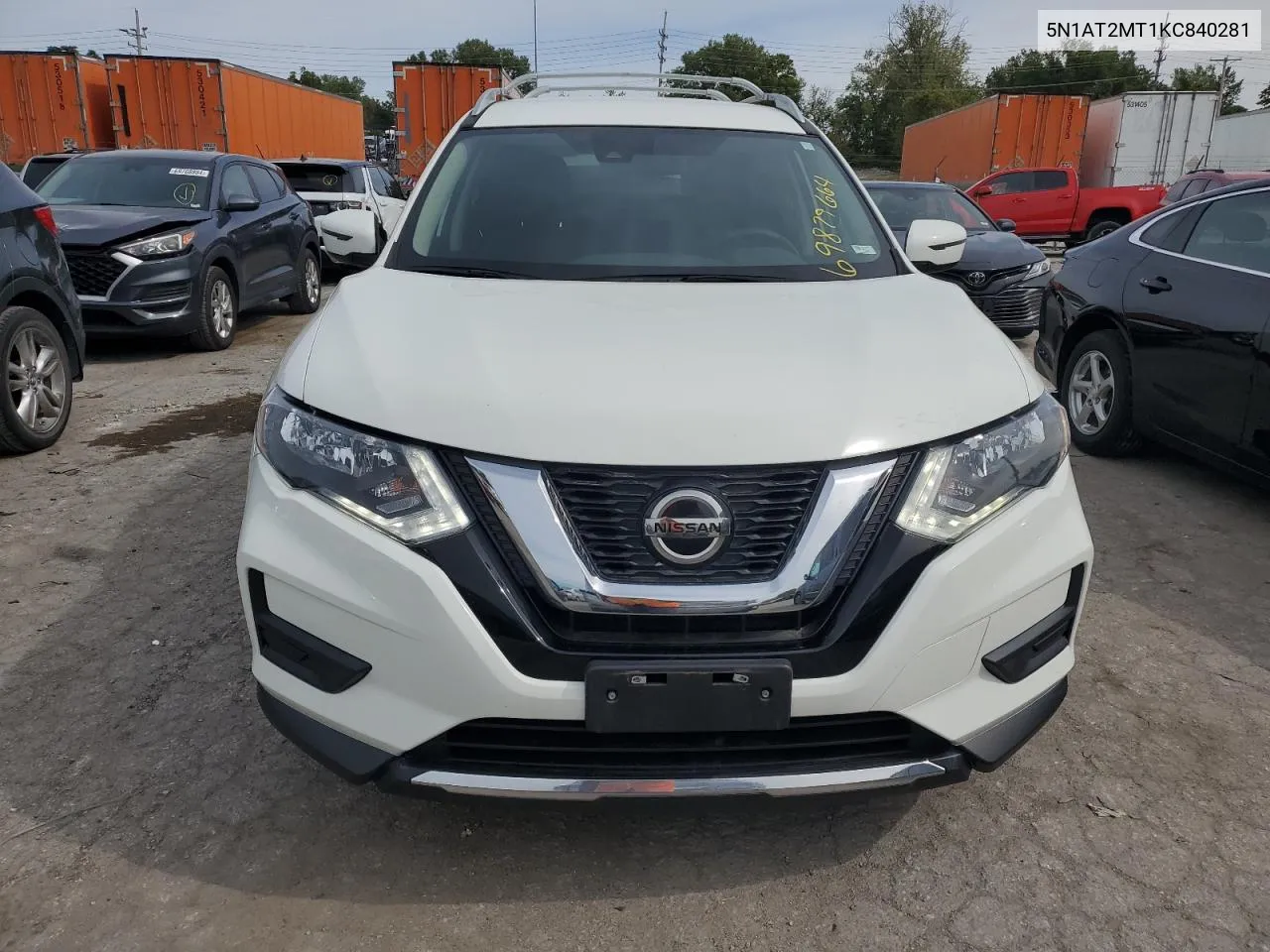 2019 Nissan Rogue S VIN: 5N1AT2MT1KC840281 Lot: 69879664