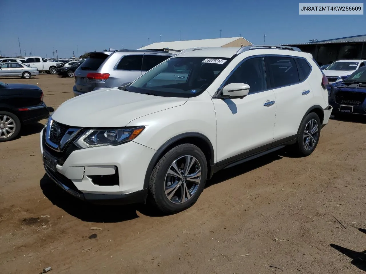 2019 Nissan Rogue S VIN: JN8AT2MT4KW256609 Lot: 69889214