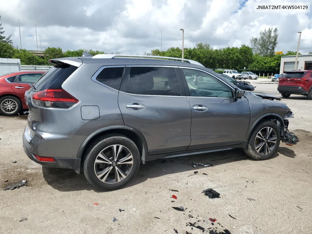 2019 Nissan Rogue S VIN: JN8AT2MT4KW504129 Lot: 69932714