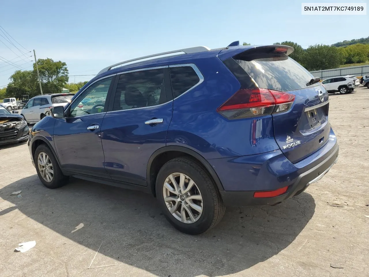 2019 Nissan Rogue S VIN: 5N1AT2MT7KC749189 Lot: 69968934