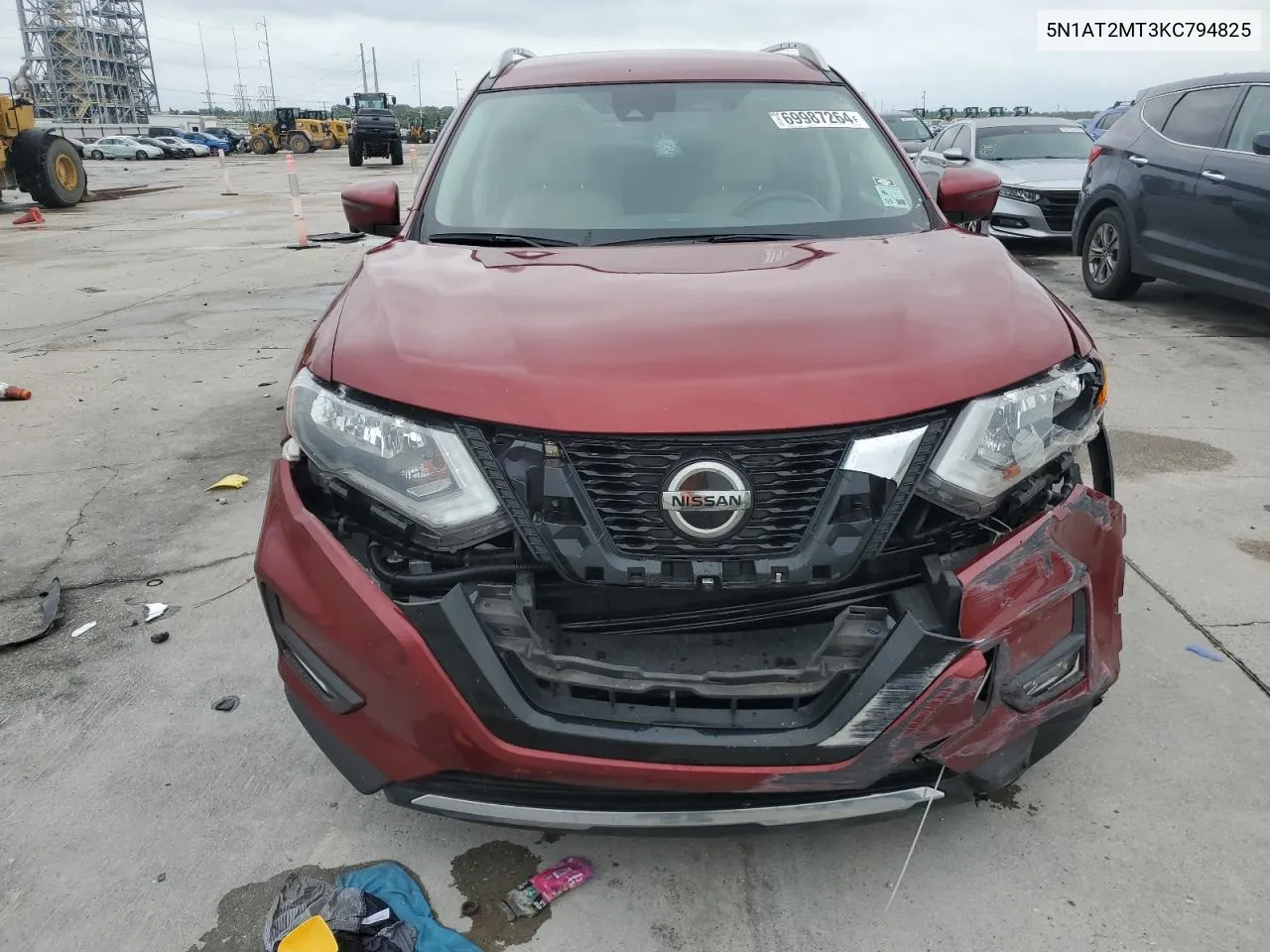 2019 Nissan Rogue S VIN: 5N1AT2MT3KC794825 Lot: 69987264