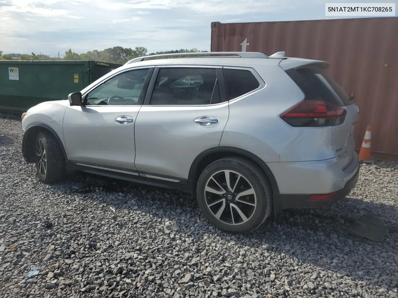 2019 Nissan Rogue S VIN: 5N1AT2MT1KC708265 Lot: 70007794