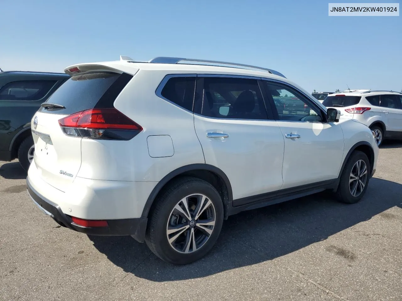 2019 Nissan Rogue S VIN: JN8AT2MV2KW401924 Lot: 70011094