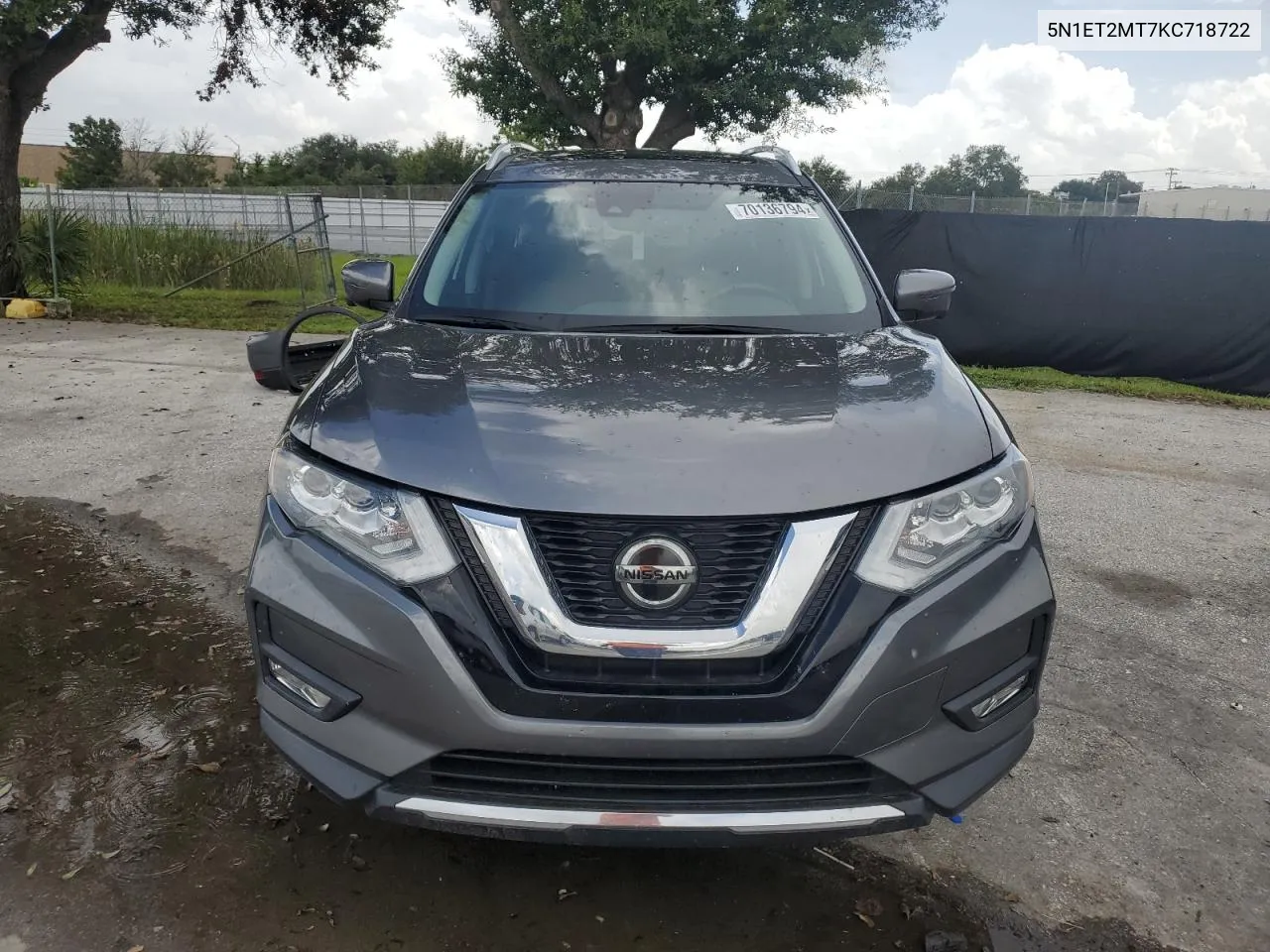 2019 Nissan Rogue Sv Hybrid VIN: 5N1ET2MT7KC718722 Lot: 70136794