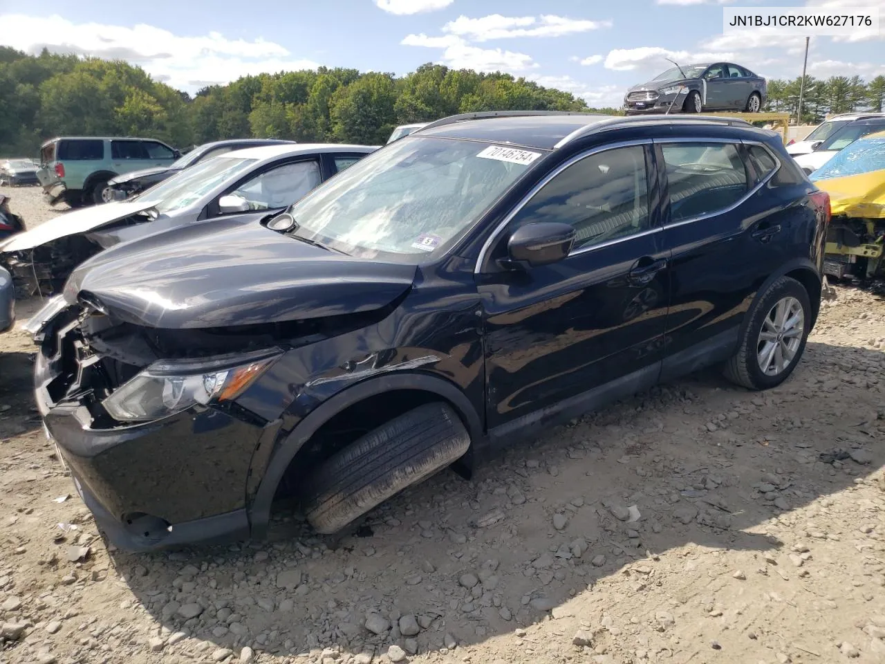 JN1BJ1CR2KW627176 2019 Nissan Rogue Sport S