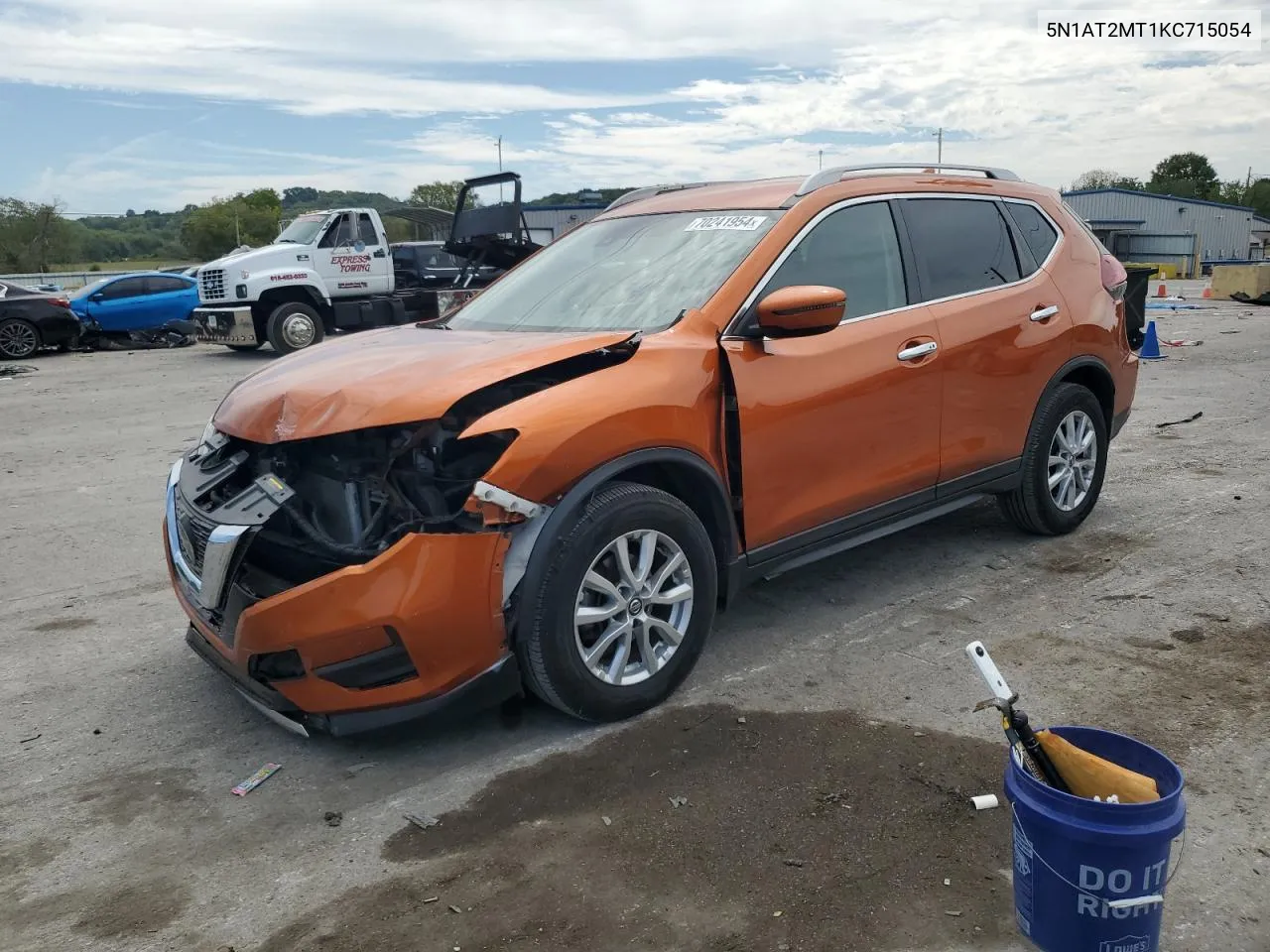 2019 Nissan Rogue S VIN: 5N1AT2MT1KC715054 Lot: 70241954