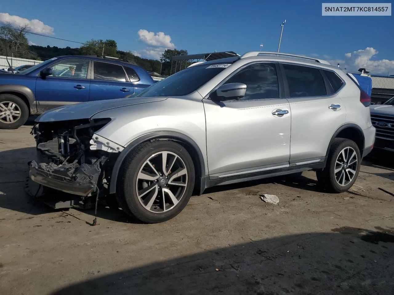 2019 Nissan Rogue S VIN: 5N1AT2MT7KC814557 Lot: 70452714