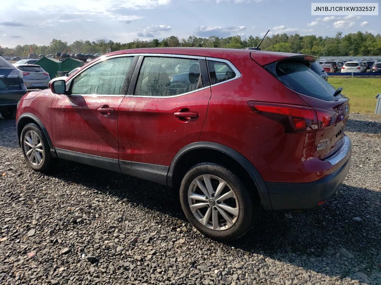 JN1BJ1CR1KW332537 2019 Nissan Rogue Sport S