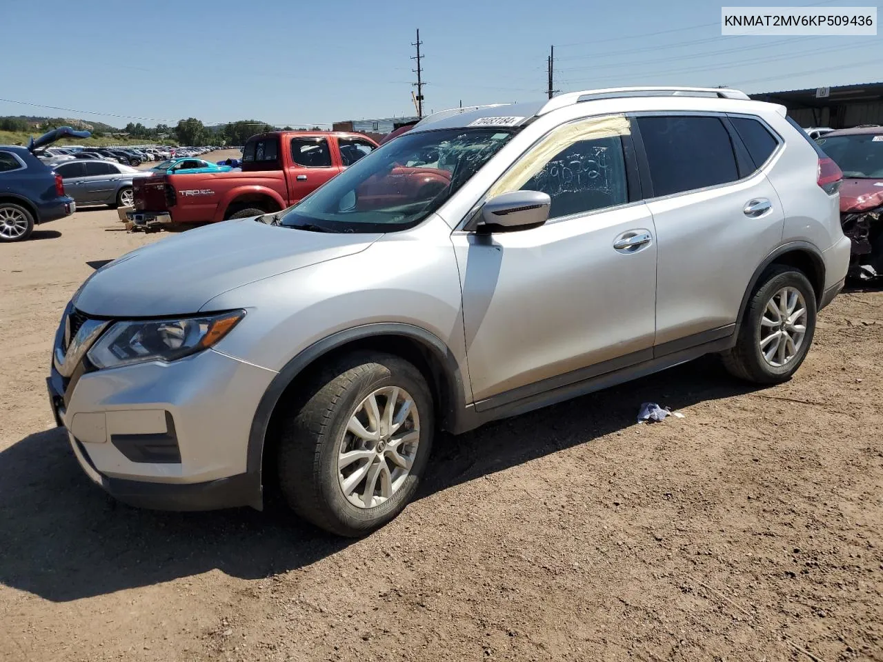 2019 Nissan Rogue S VIN: KNMAT2MV6KP509436 Lot: 70483184