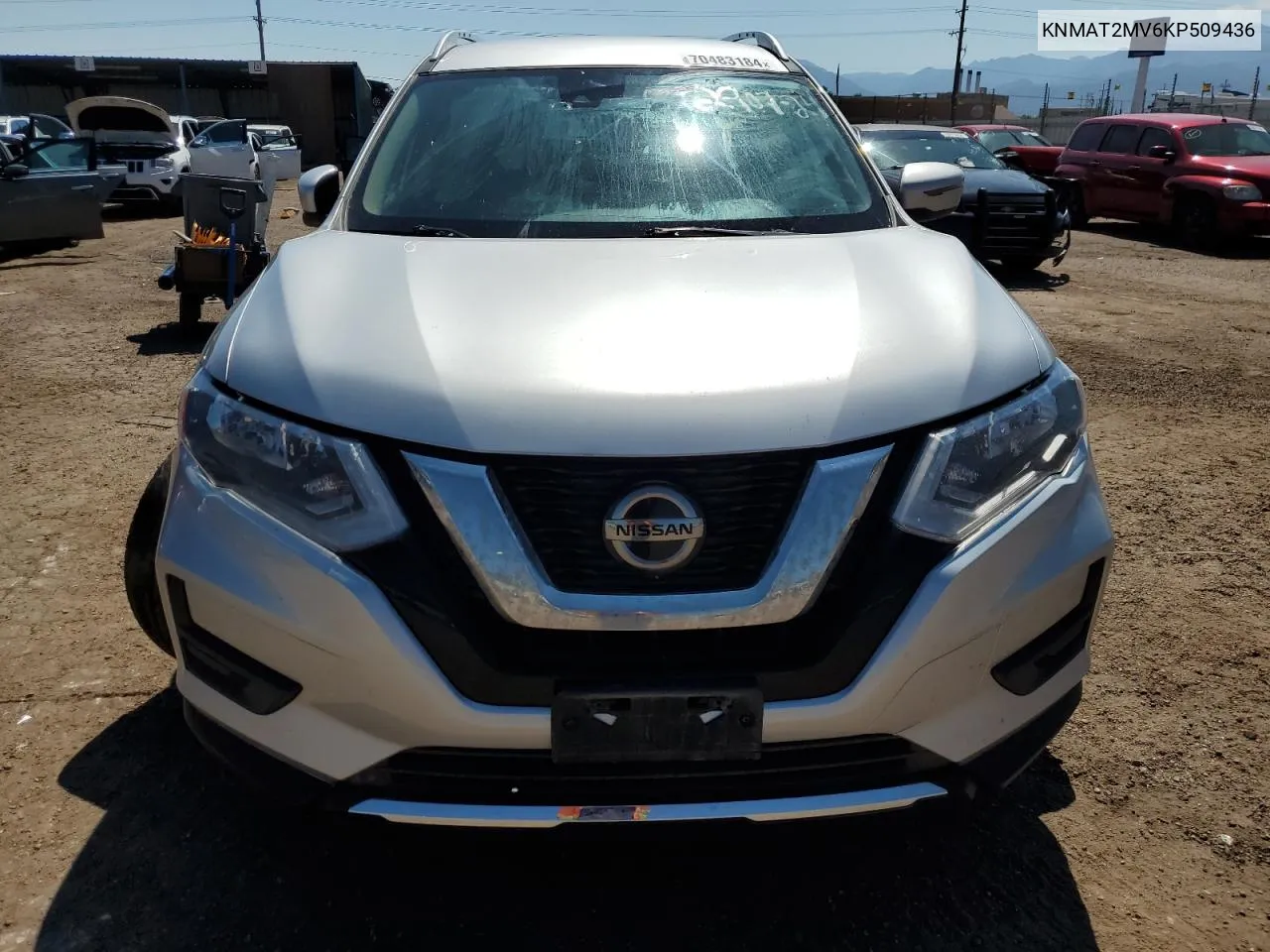 2019 Nissan Rogue S VIN: KNMAT2MV6KP509436 Lot: 70483184